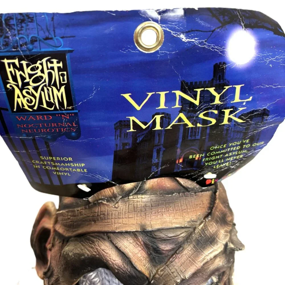 Mummy Vinyl Adult Mask Disguise Vintage ‘97 NWT – NOS